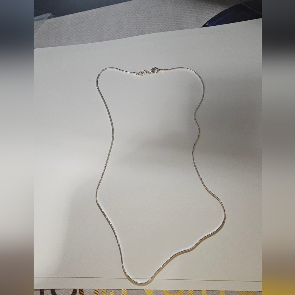 Vintage Sterling Silver 925 Snake Chain - Picture 6 of 7